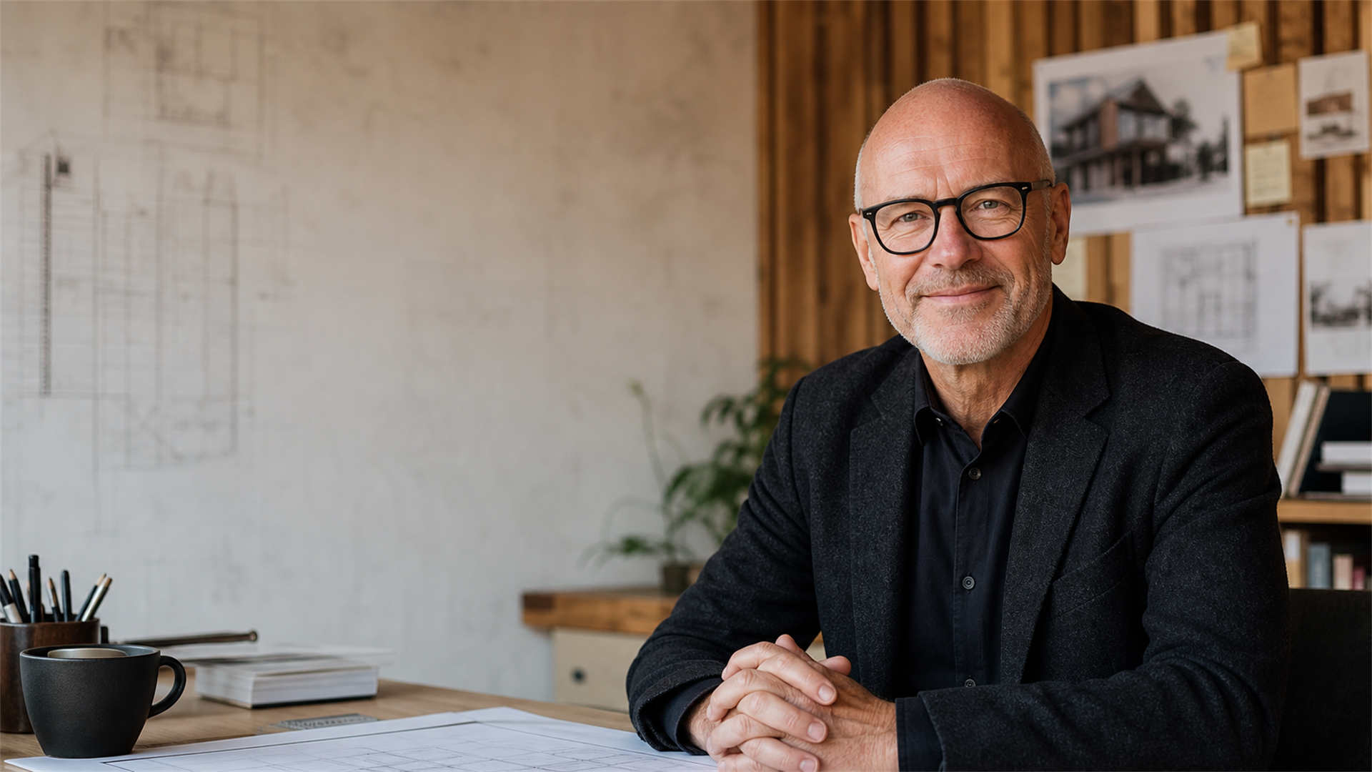 Andreas Becker, the Builders Coach, at his desk